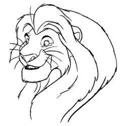 ぬりえページ: ライオン (動物) #10275 - 無料の印刷可能なぬりえページ