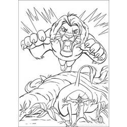 ぬりえページ: ライオン (動物) #10276 - 無料の印刷可能なぬりえページ