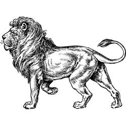 ぬりえページ: ライオン (動物) #10318 - 無料の印刷可能なぬりえページ