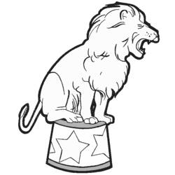 ぬりえページ: ライオン (動物) #10320 - 無料の印刷可能なぬりえページ