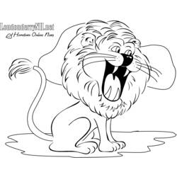 ぬりえページ: ライオン (動物) #10323 - 無料の印刷可能なぬりえページ