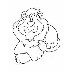 ぬりえページ: ライオン (動物) #10333 - 無料の印刷可能なぬりえページ