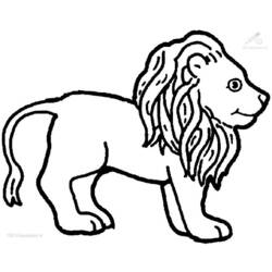 ぬりえページ: ライオン (動物) #10340 - 無料の印刷可能なぬりえページ
