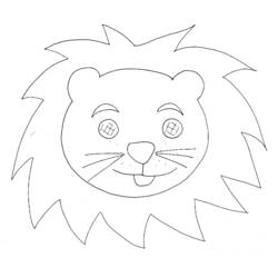 ぬりえページ: ライオン (動物) #10347 - 無料の印刷可能なぬりえページ