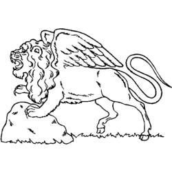 ぬりえページ: ライオン (動物) #10366 - 無料の印刷可能なぬりえページ