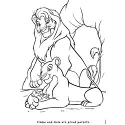 ぬりえページ: ライオン (動物) #10371 - 無料の印刷可能なぬりえページ