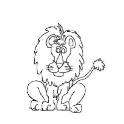 ぬりえページ: ライオン (動物) #10387 - 無料の印刷可能なぬりえページ