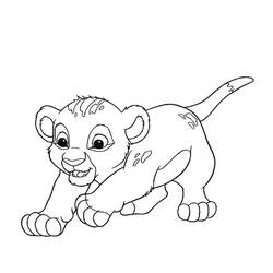 ぬりえページ: ライオン (動物) #10403 - 無料の印刷可能なぬりえページ