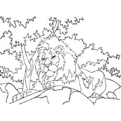 ぬりえページ: ライオン (動物) #10418 - 無料の印刷可能なぬりえページ
