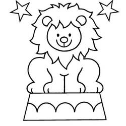 ぬりえページ: ライオン (動物) #10430 - 無料の印刷可能なぬりえページ