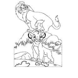 ぬりえページ: ライオン (動物) #10433 - 無料の印刷可能なぬりえページ
