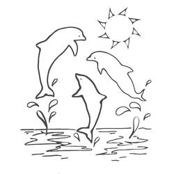 ぬりえページ: 海洋生物 (動物) #22027 - 無料の印刷可能なぬりえページ
