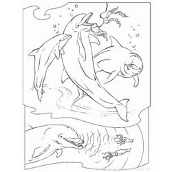 ぬりえページ: 海洋生物 (動物) #22063 - 無料の印刷可能なぬりえページ