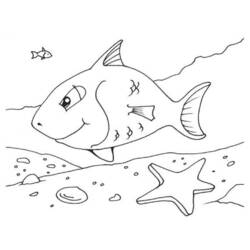 ぬりえページ: 海洋生物 (動物) #22091 - 無料の印刷可能なぬりえページ