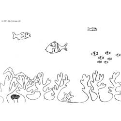ぬりえページ: 海洋生物 (動物) #22119 - 無料の印刷可能なぬりえページ