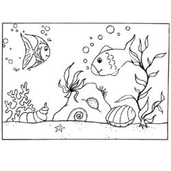 ぬりえページ: 海洋生物 (動物) #22252 - 無料の印刷可能なぬりえページ