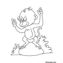 ぬりえページ: 猿 (動物) #14175 - 無料の印刷可能なぬりえページ