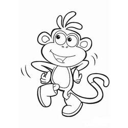 ぬりえページ: 猿 (動物) #14209 - 無料の印刷可能なぬりえページ