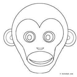 ぬりえページ: 猿 (動物) #14215 - 無料の印刷可能なぬりえページ