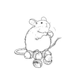 ぬりえページ: マウス (動物) #13948 - 無料の印刷可能なぬりえページ