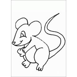 ぬりえページ: マウス (動物) #13952 - 無料の印刷可能なぬりえページ