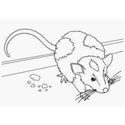 ぬりえページ: マウス (動物) #13963 - 無料の印刷可能なぬりえページ