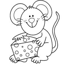 ぬりえページ: マウス (動物) #13971 - 無料の印刷可能なぬりえページ