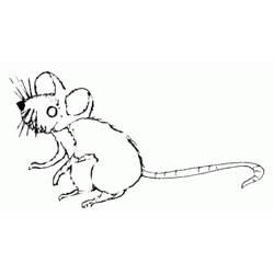 ぬりえページ: マウス (動物) #13974 - 無料の印刷可能なぬりえページ