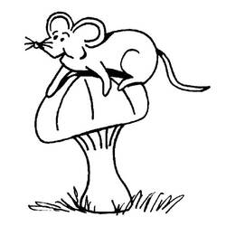 ぬりえページ: マウス (動物) #13984 - 無料の印刷可能なぬりえページ