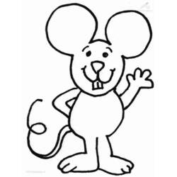 ぬりえページ: マウス (動物) #13986 - 無料の印刷可能なぬりえページ