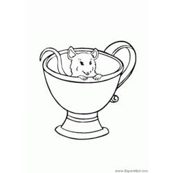 ぬりえページ: マウス (動物) #13991 - 無料の印刷可能なぬりえページ
