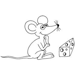 ぬりえページ: マウス (動物) #14025 - 無料の印刷可能なぬりえページ