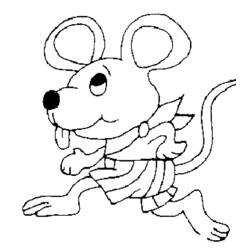 ぬりえページ: マウス (動物) #14026 - 無料の印刷可能なぬりえページ