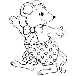 ぬりえページ: マウス (動物) #14044 - 無料の印刷可能なぬりえページ