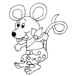 ぬりえページ: マウス (動物) #14053 - 無料の印刷可能なぬりえページ