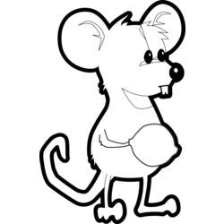 ぬりえページ: マウス (動物) #14079 - 無料の印刷可能なぬりえページ