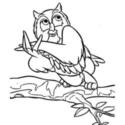 ぬりえページ: フクロウ (動物) #8474 - 無料の印刷可能なぬりえページ