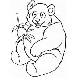 ぬりえページ: パンダ (動物) #12455 - 無料の印刷可能なぬりえページ