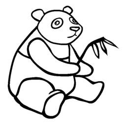 ぬりえページ: パンダ (動物) #12467 - 無料の印刷可能なぬりえページ