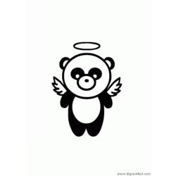ぬりえページ: パンダ (動物) #12498 - 無料の印刷可能なぬりえページ