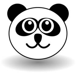 ぬりえページ: パンダ (動物) #12541 - 無料の印刷可能なぬりえページ