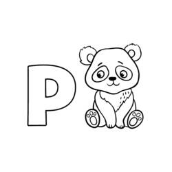 ぬりえページ: パンダ (動物) #12546 - 無料の印刷可能なぬりえページ