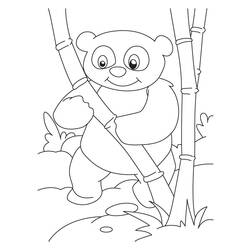 ぬりえページ: パンダ (動物) #12550 - 無料の印刷可能なぬりえページ