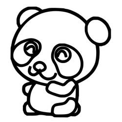 ぬりえページ: パンダ (動物) #175201 - 無料の印刷可能なぬりえページ