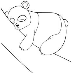 ぬりえページ: パンダ (動物) #175209 - 無料の印刷可能なぬりえページ