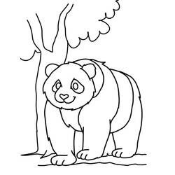 ぬりえページ: パンダ (動物) #175210 - 無料の印刷可能なぬりえページ