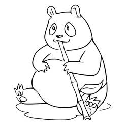 ぬりえページ: パンダ (動物) #175211 - 無料の印刷可能なぬりえページ