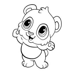ぬりえページ: パンダ (動物) #175220 - 無料の印刷可能なぬりえページ