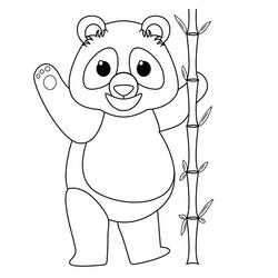 ぬりえページ: パンダ (動物) #175224 - 無料の印刷可能なぬりえページ