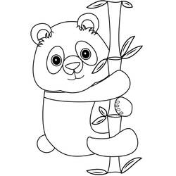ぬりえページ: パンダ (動物) #175227 - 無料の印刷可能なぬりえページ